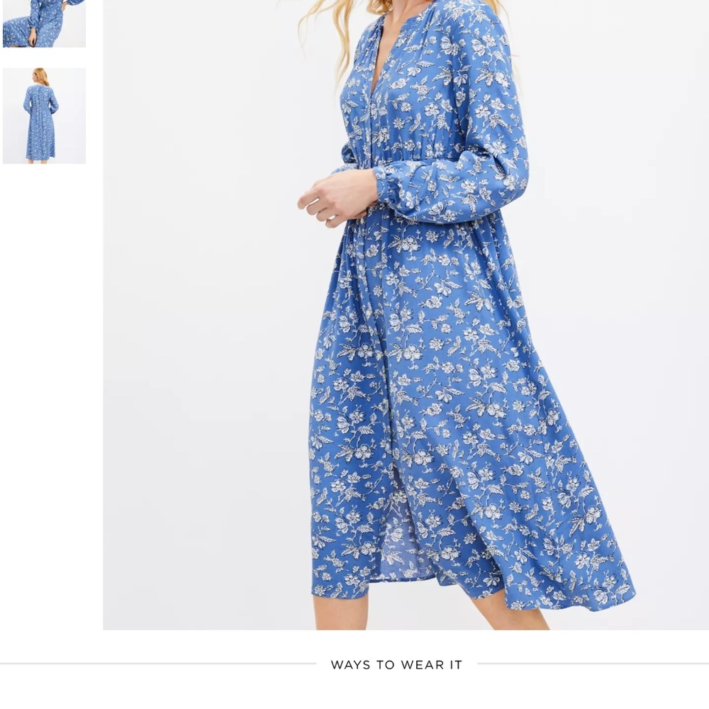 NWT Loft blue dress